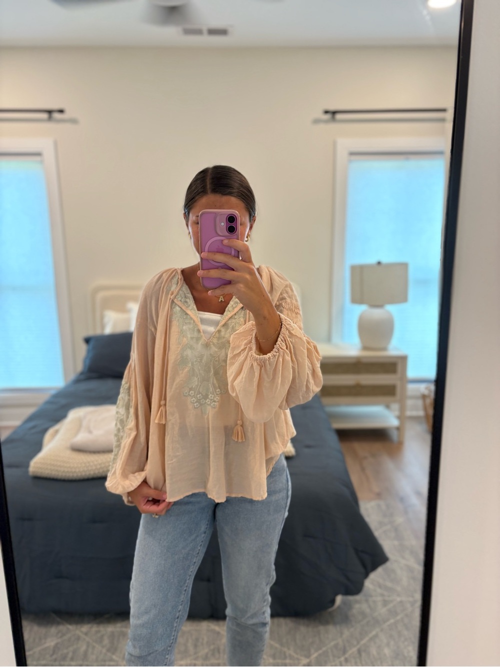 Free People Shinla Blouse Size Small